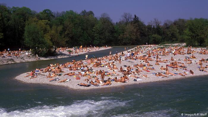 Ukrainian sun coast nudist beach
