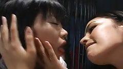 Stretch reccomend asian lesbians spit kissing