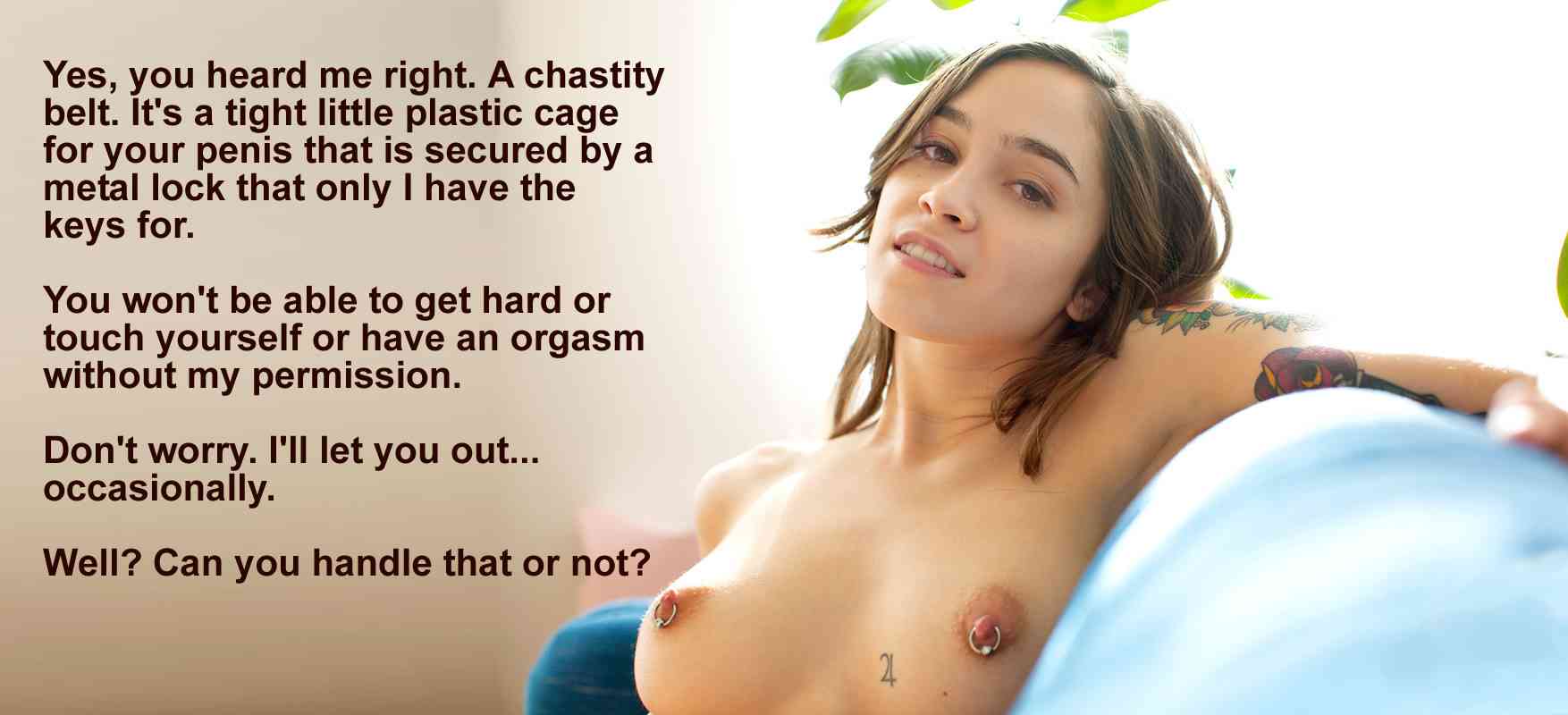 Shut O. reccomend fem chastity