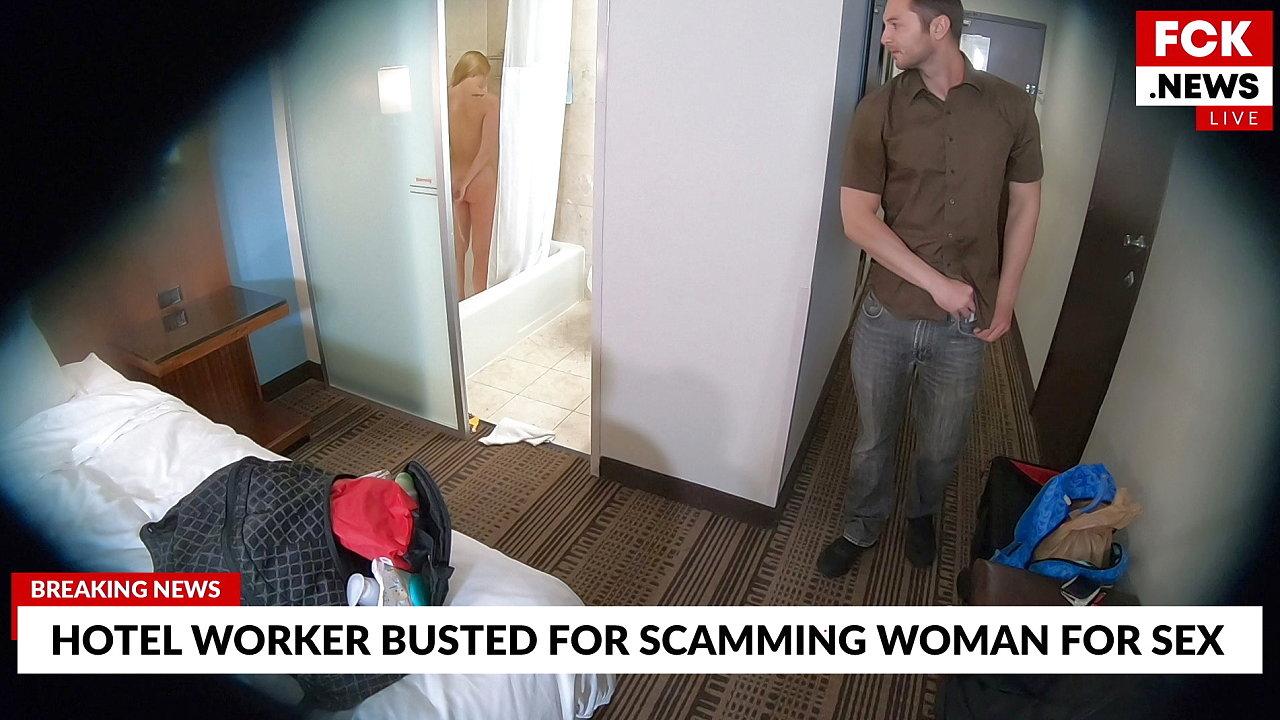 News hotel worker busted scamming woman