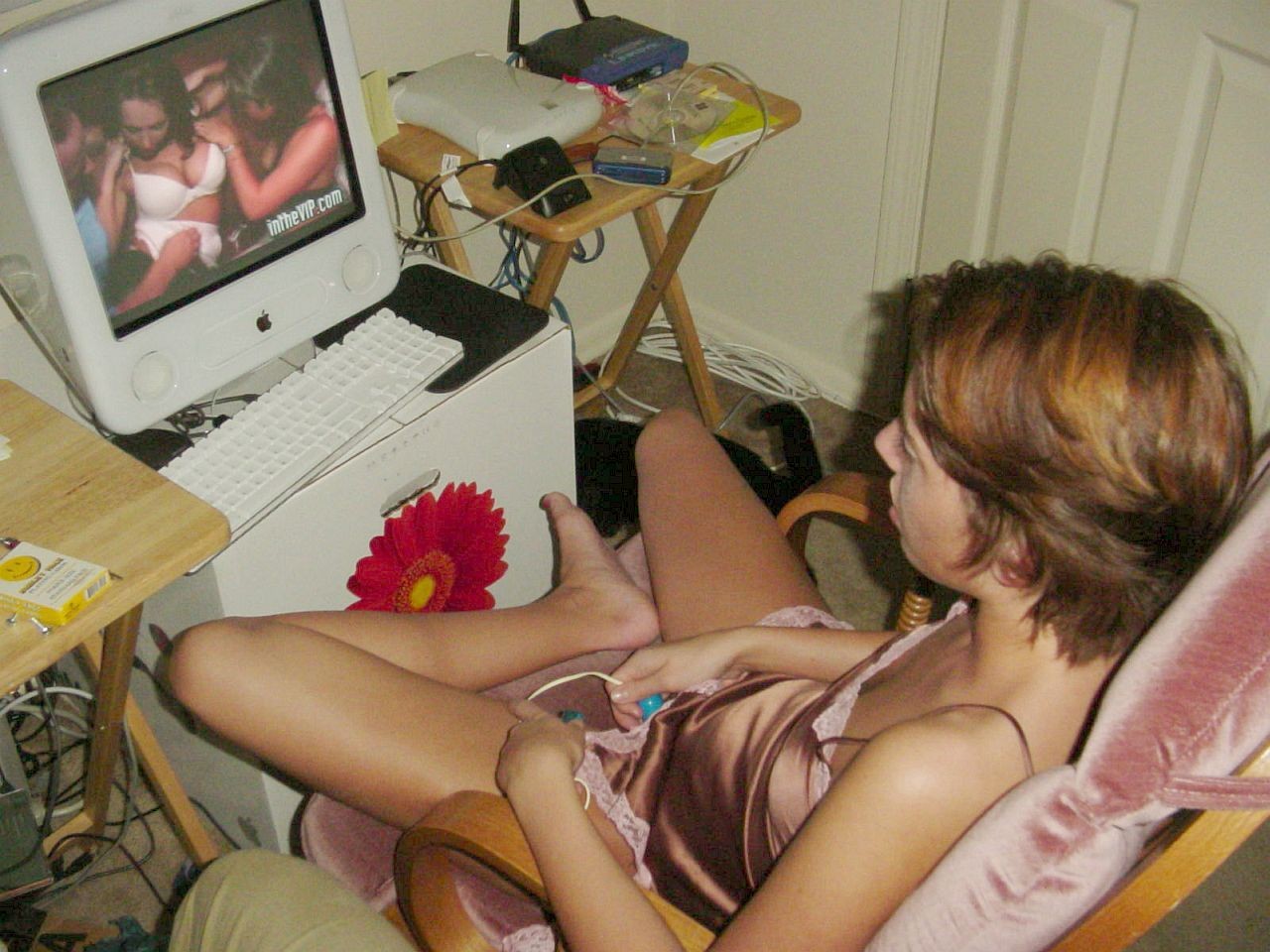 Horny watching porn