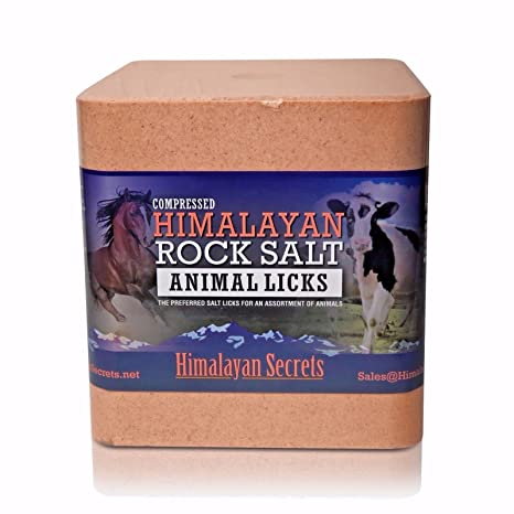 Valentine reccomend 100 natural mineral salt lick