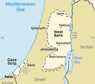 best of Strip west bank map Gaza israel
