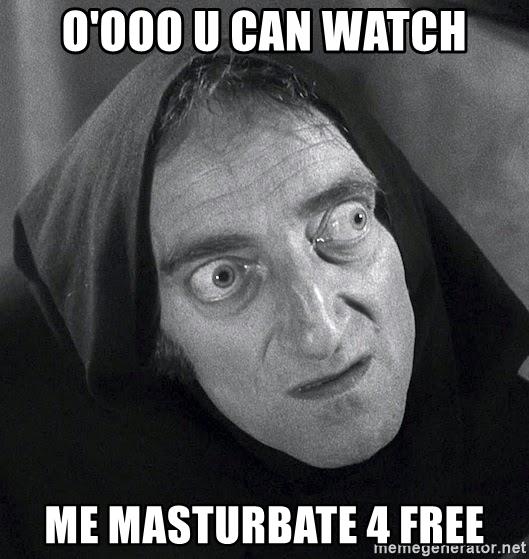 You can watch me masturbate