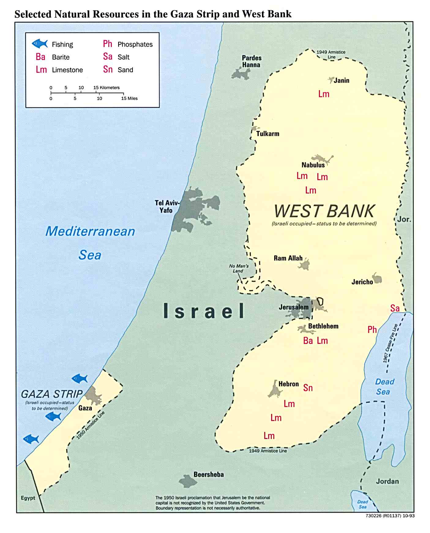 Bank gaza strip west