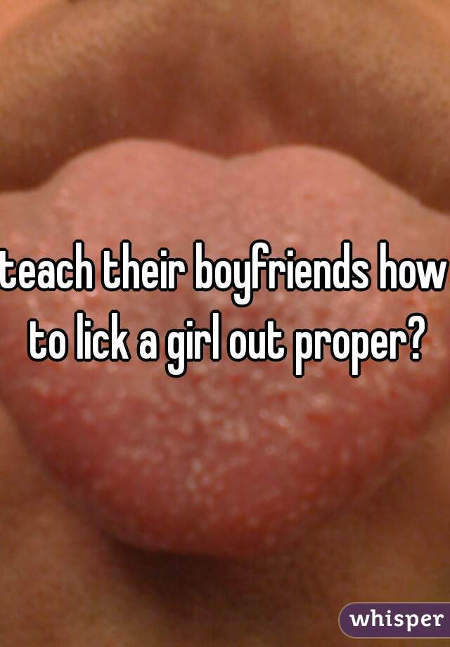 Lick out a girl pics