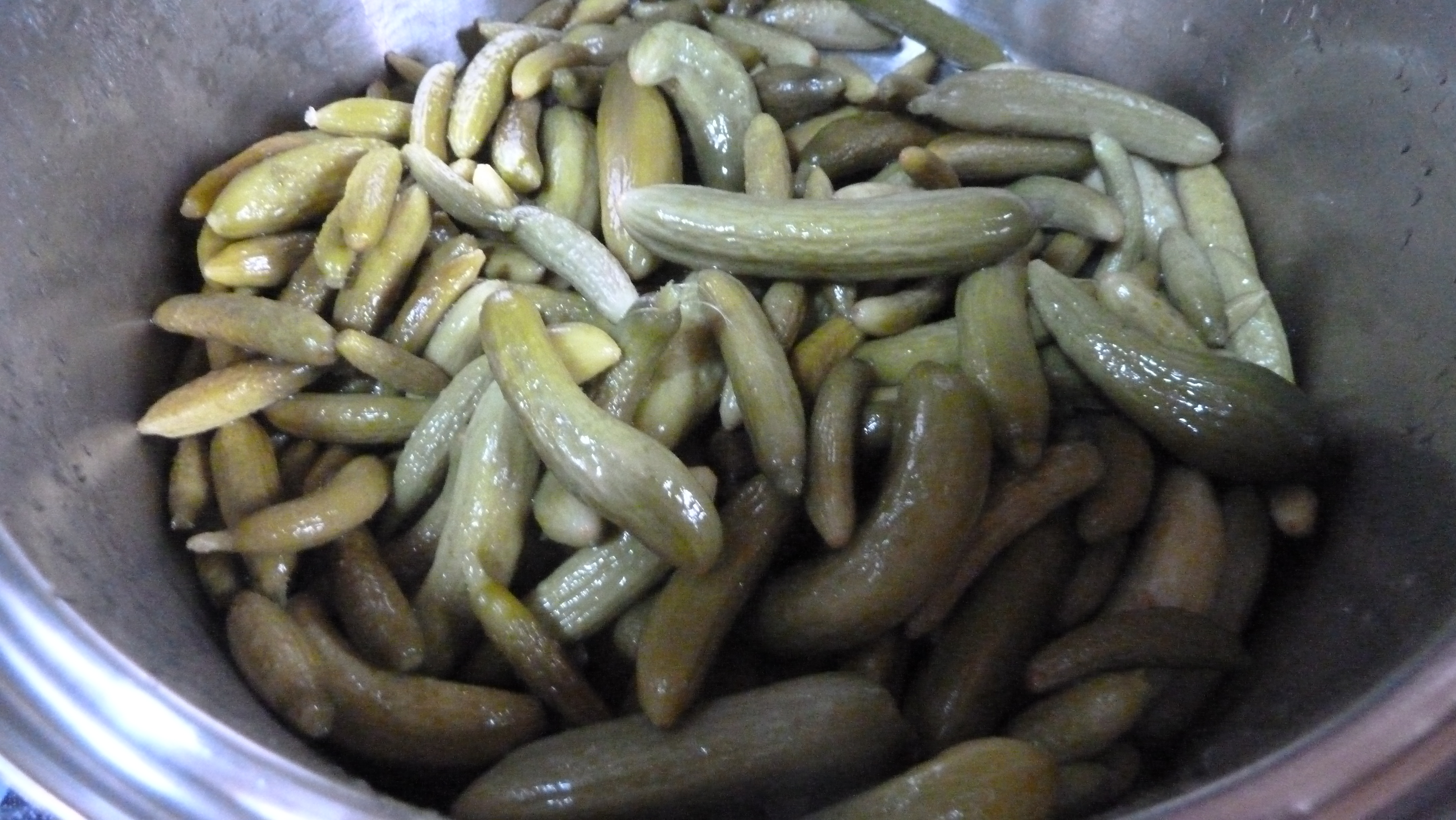 Recipe for sweet gherkin midget pickles