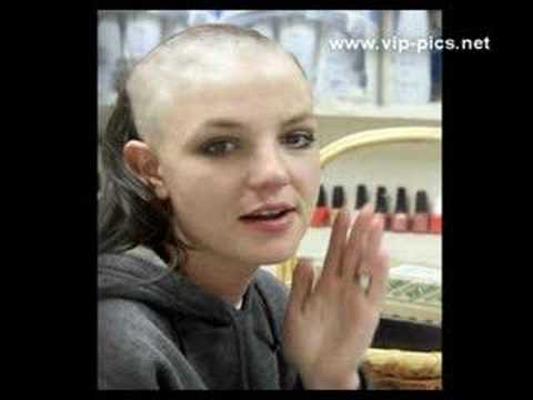 Britney head her shaved spear video
