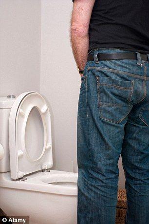 best of In Old toilet the peeing men