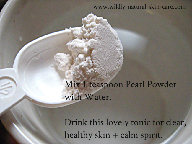 Pure pearl powder facial