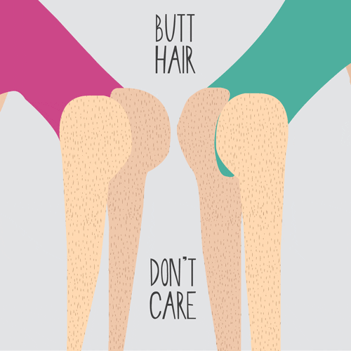 Art A. reccomend Butt hair hairy