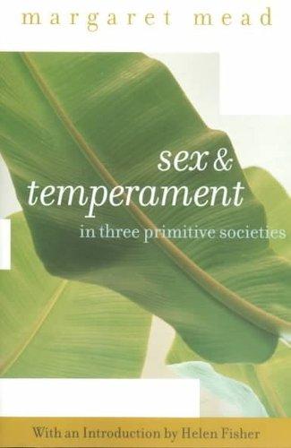 Mittens reccomend Sex and temperament in three primitive societies