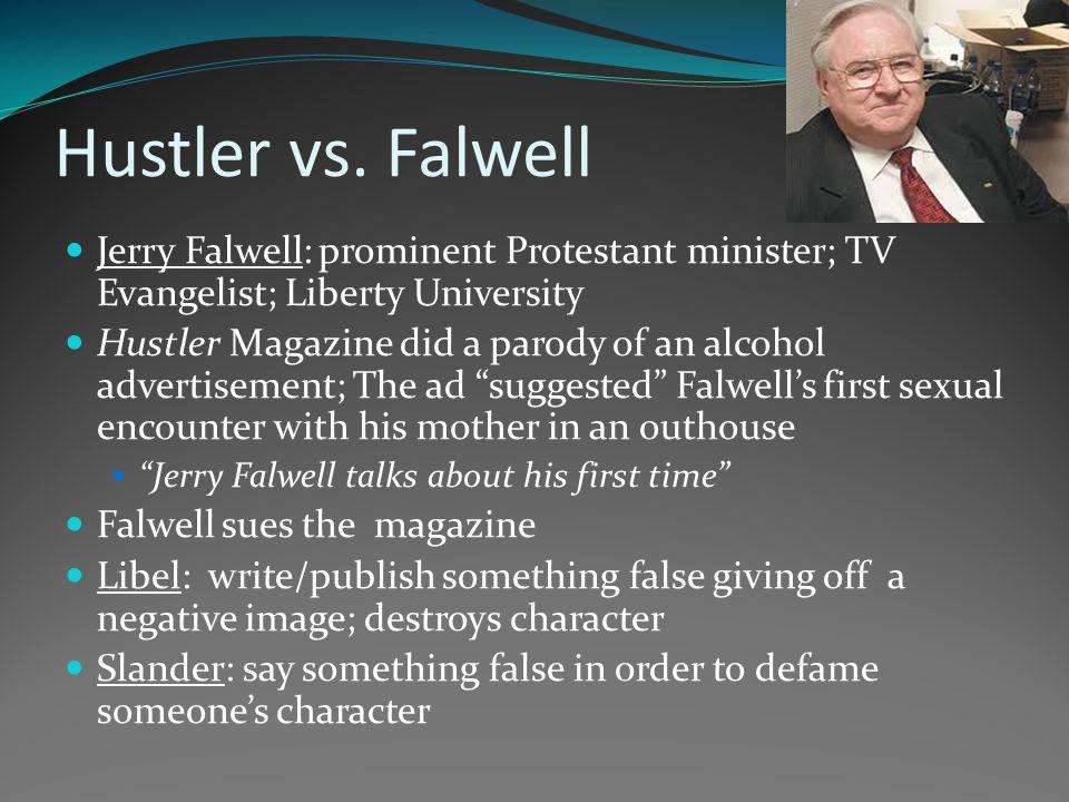Earthshine reccomend Falwell hustler jerry lawsuit vs