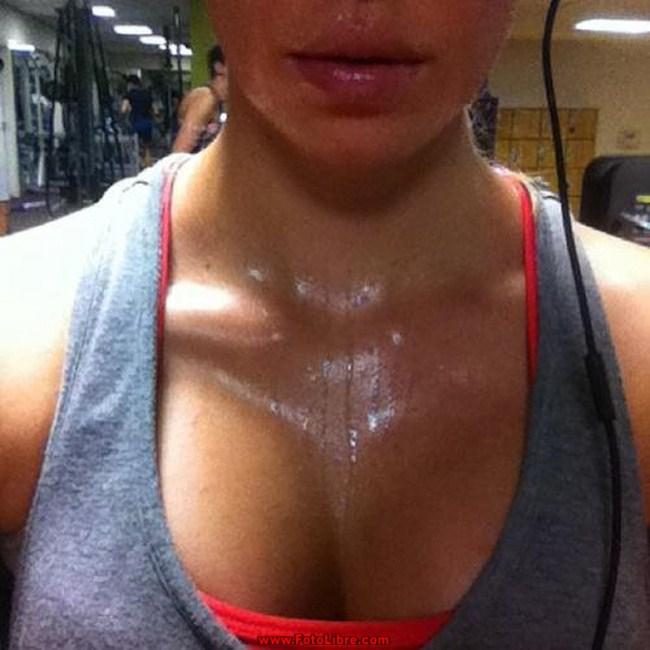Sweaty Girl Naked