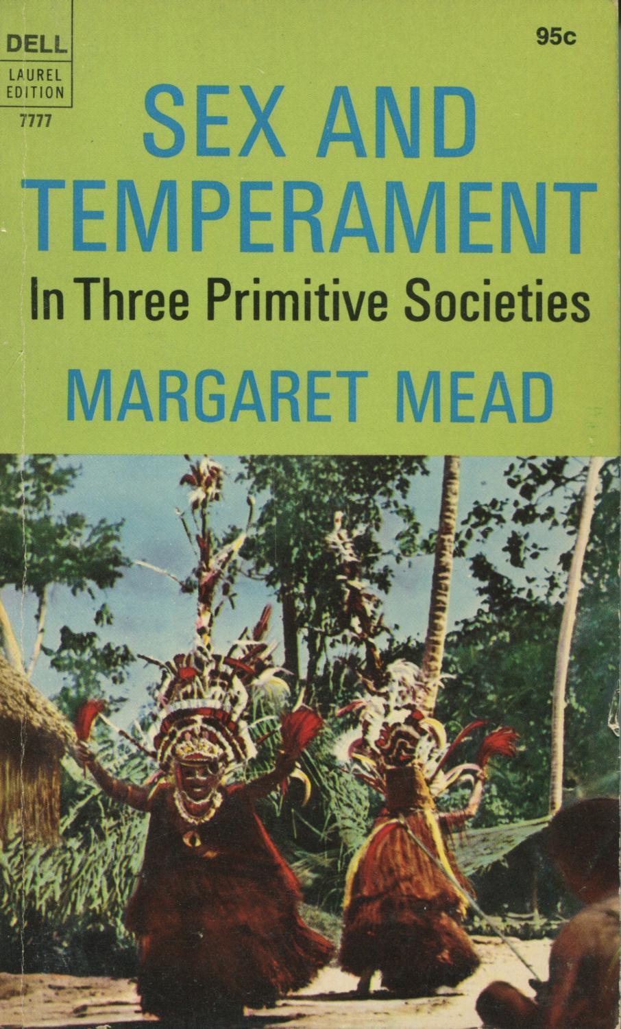 Sex and temperament in three primitive societies
