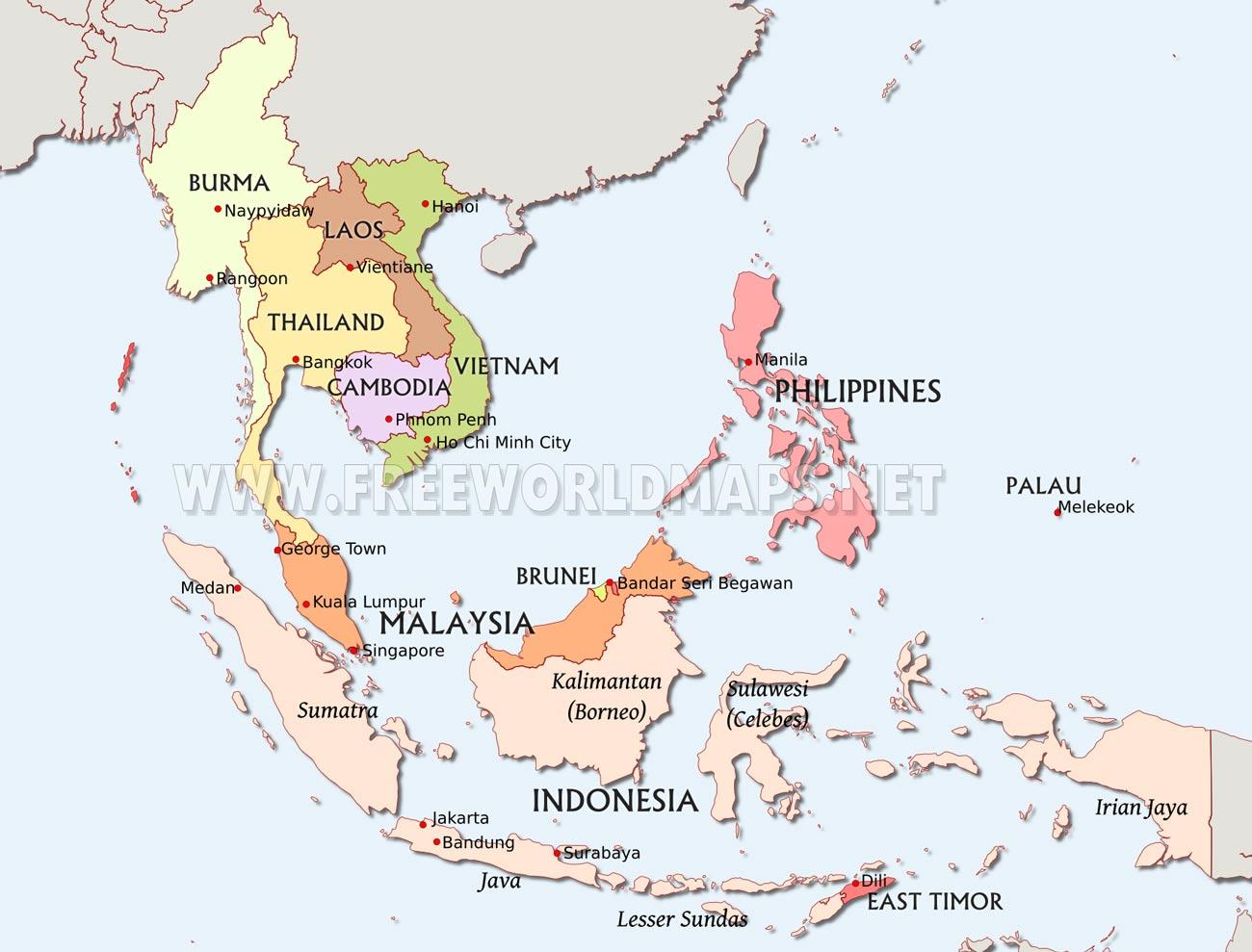 Zils M. reccomend Asian map southeast