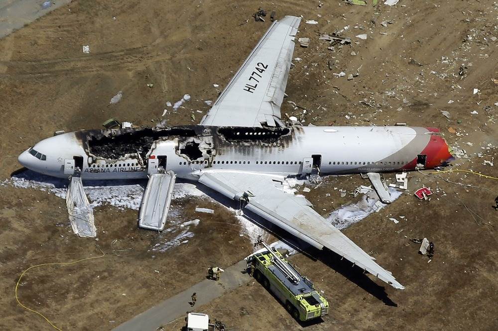 Asian plane crash pic