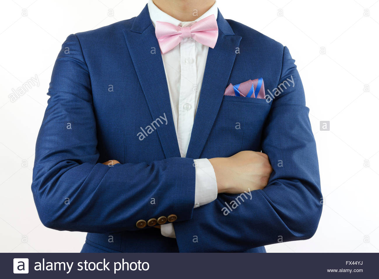 Blue strip suit