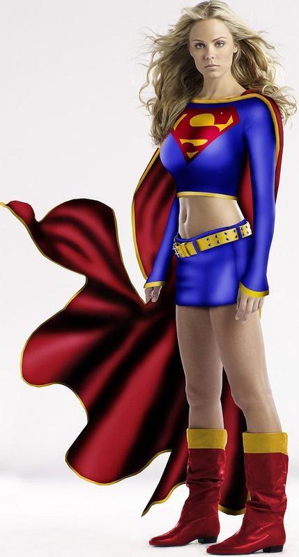 Heart reccomend Busty supergirl woman