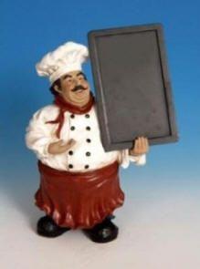 Chubby chef decor for kitchen