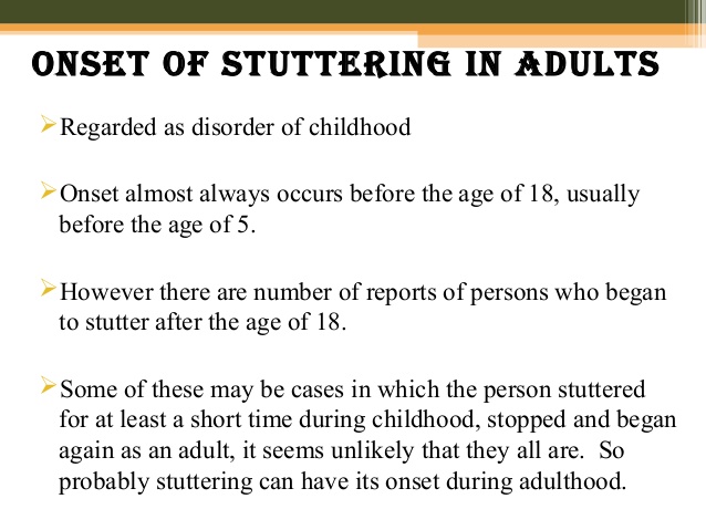 best of Mild stuttering Adult