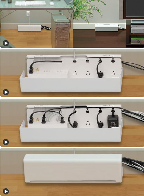 Electric outlet strip decorative