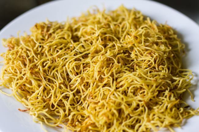 ATV reccomend Asian noodles crunchy
