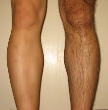 Men with shaved legs