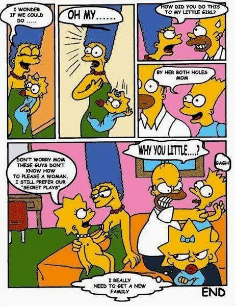 Simpsons porn comic strip