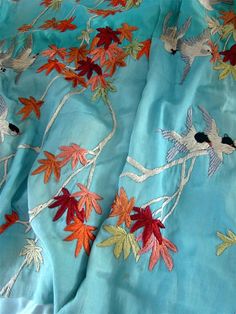 Asian oriental hemp silk fabric