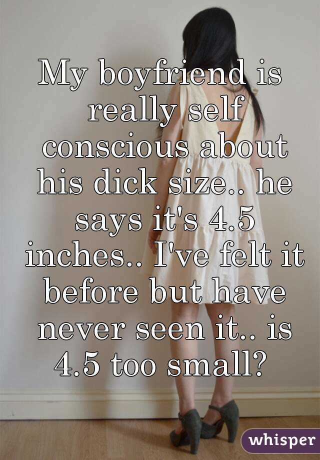 No youre dick is too small
