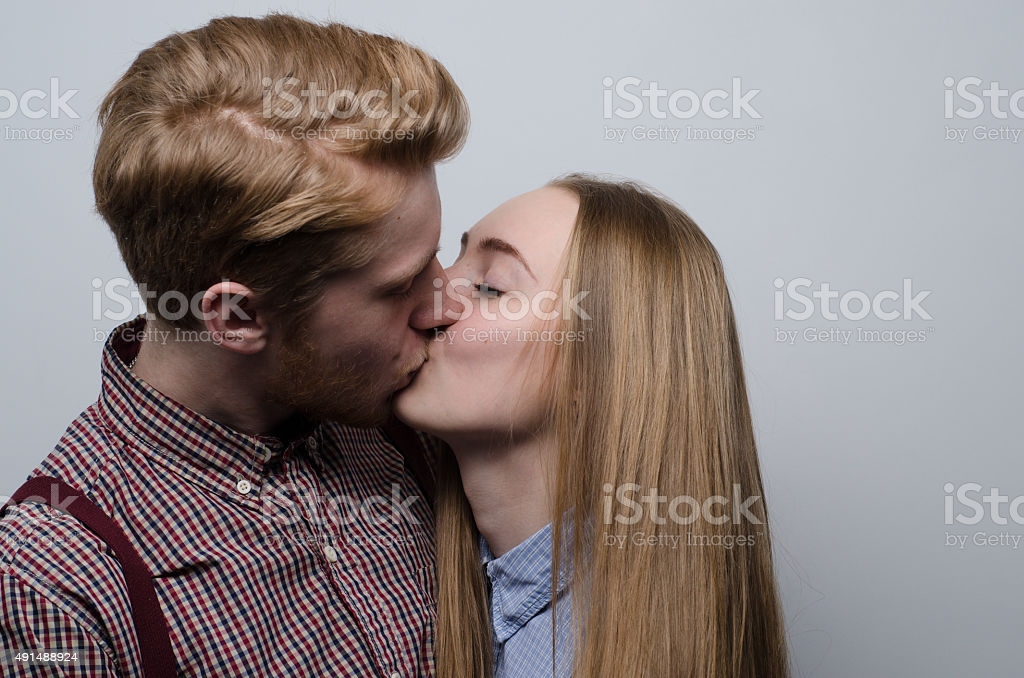 best of And kissing Redhead blond