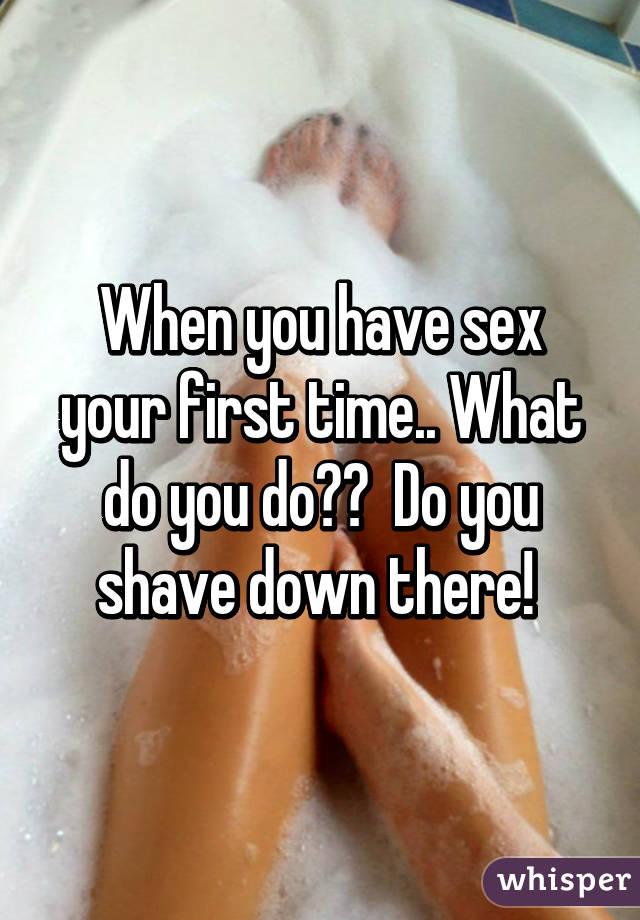 best of Sex before you Should shave